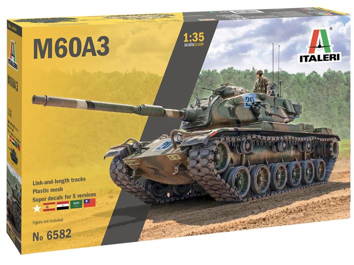 ITALERI (1/35) M60 A3 Medium Battle Tank - Calcas Españolas