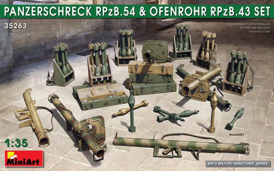 MINIART (1/35) Panzerschreck RPzB. 54 & Ofenrohr RPzB. 43 sets