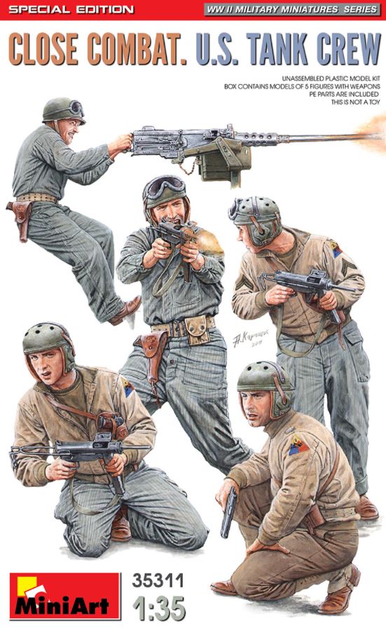 MINIART (1/35) Close Combat. US Tank Crew. Special Edition