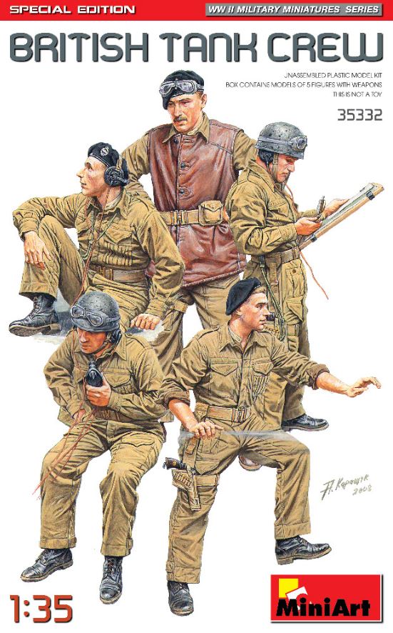 MINIART (1/35) British Tank Crew Winter Uniform