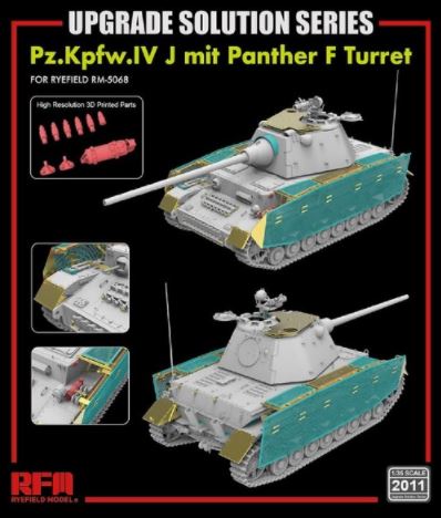 RYE FIELD MODEL Upgrade Solution Series for Pz.Kpfw.IV J mit Panther F Turret