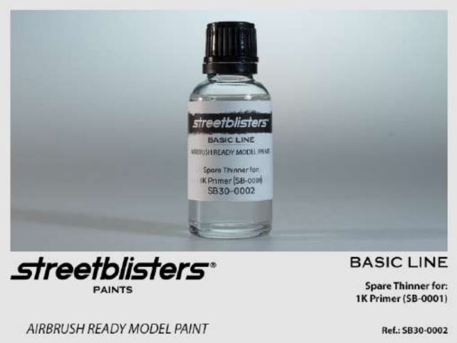 STREETBLISTERS Thinner for Primer Gray 1K - 1x30ml