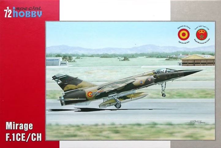 SPECIAL HOBBY (1/72) Mirage F.1CE/CH (calcas españolas)
