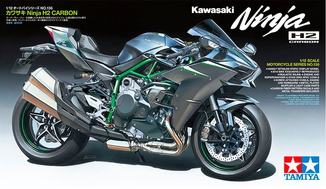 TAMIYA (1/12) Kawasaki Ninja H2 Carbon