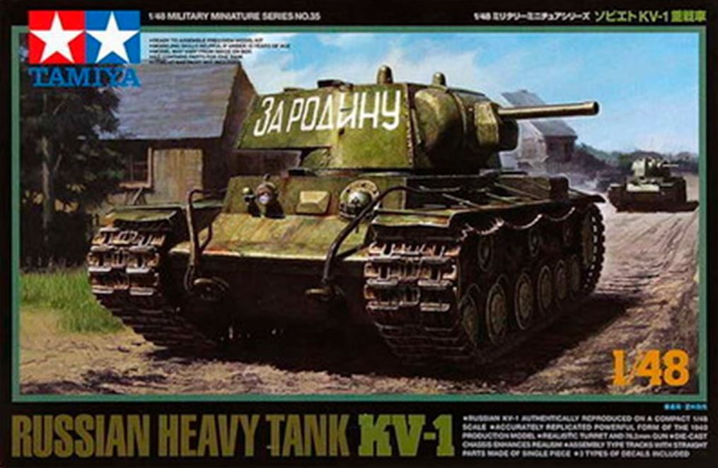 TAMIYA (1/48) Russian Heavy Tank KV-1