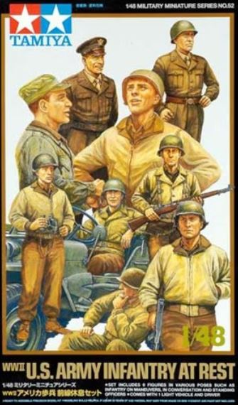 TAMIYA (1/48) WWII US Infantry at Rest
