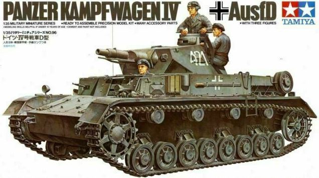 TAMIYA (1/35) German Tank Panzerkampfwagen IV Ausf.F