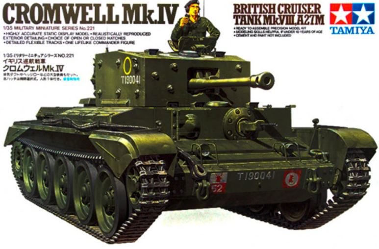 TAMIYA (1/35) British Cruiser Tank Mk.VIII, A27M Cromwell Mk.IV