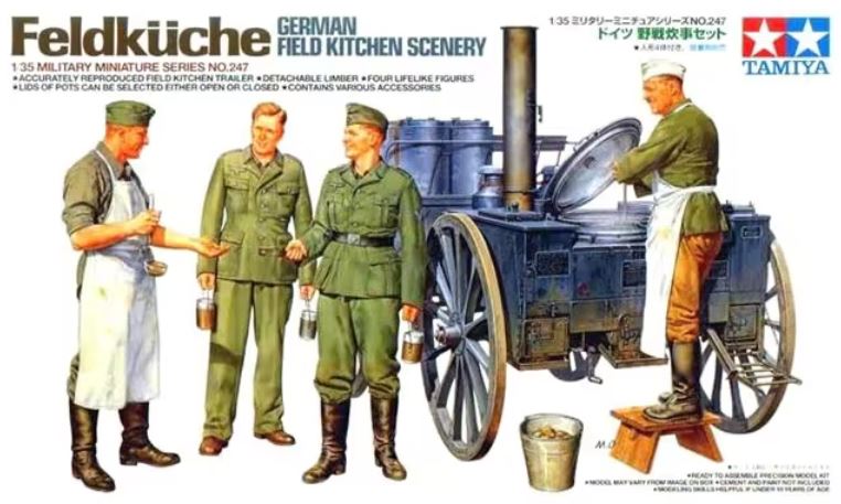 TAMIYA (1/35) German Field Kitchen Scenery
