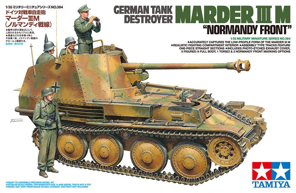 TAMIYA (1/35) German Tank Destroyer Marder III M "Normandy Front"