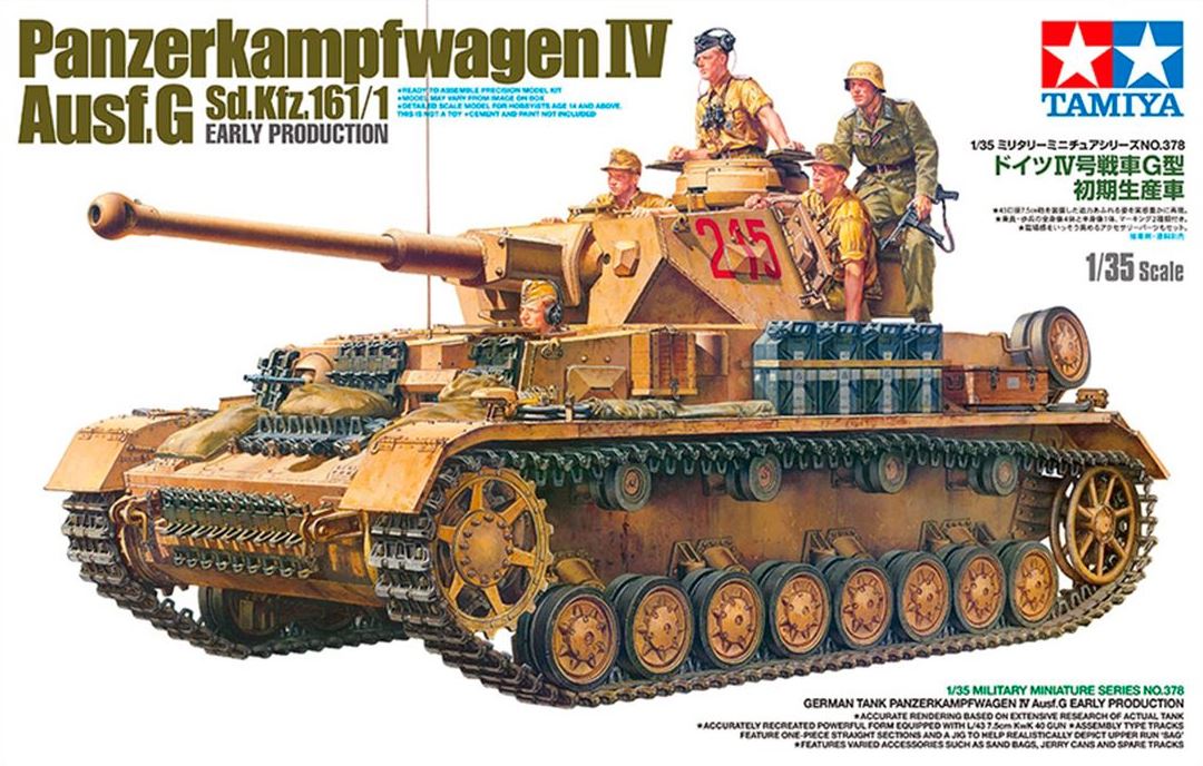 TAMIYA (1/35) Sd.Kfz. 161/1 Panzerkampfwagen IV Ausf. H