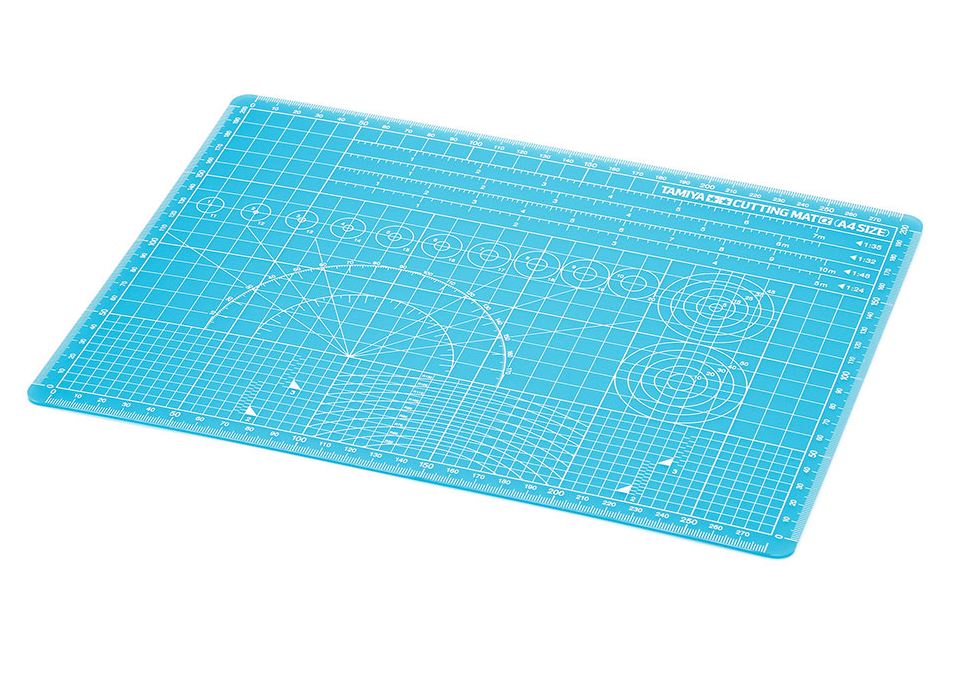 TAMIYA Cutting Mat (A4 Size/Blue)