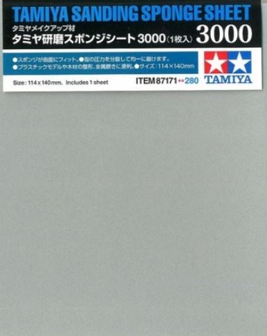 TAMIYA Polishing Sanding Sponge Sheet P3000