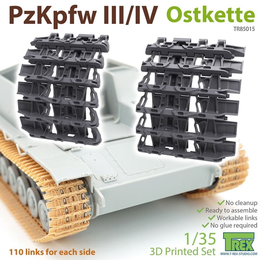 T-REX (1/35) PzKpfw III Family Disassembled Idler (1 piece)