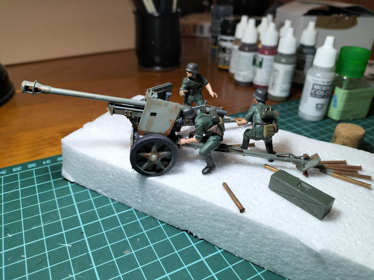 Das Werk: German 7.5cm Pak 40 Gun