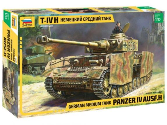 ZVEZDA (1/35) German Medium Tank Panzer IV Ausf.H