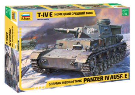 ZVEZDA (1/35) German Medium Tank Panzer IV Ausf.E