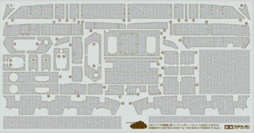 TAMIYA (1/35) Zimmerit Coating Sheet for Panzer IV Ausf.J
