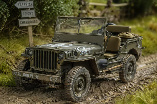 Jeep Willys en la batalla de Normadia