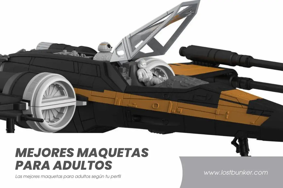 Maqueta X-Wing Fighter Star Wars, una de las mejores maquetas para adultos de ciencia ficción disponible en Lost Bunker