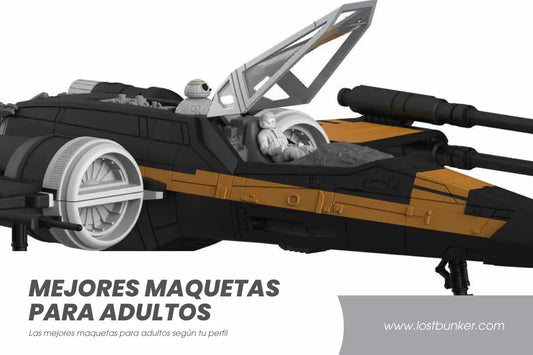 Maqueta X-Wing Fighter Star Wars, una de las mejores maquetas para adultos de ciencia ficción disponible en Lost Bunker