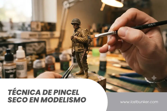 Técnica de Pincel Seco en Modelismo