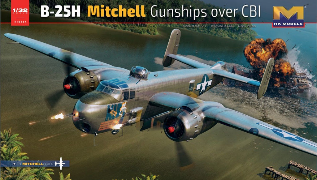 HK MODELS (1/32) B-25H Mitchell Gunships over CBI