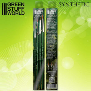 GREEN STUFF Green Series – Synthetisches Pinselset