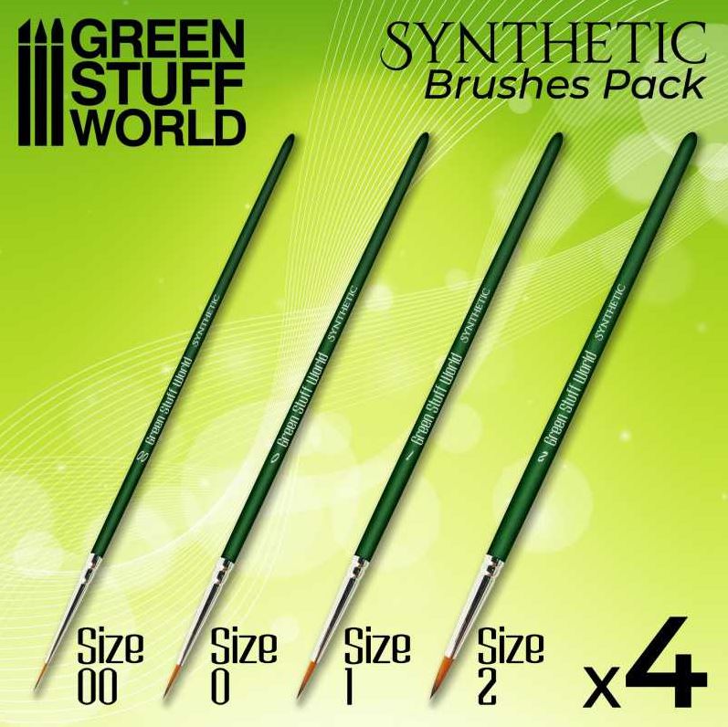 GREEN STUFF Green Series - Set Pinceles Sinteticos