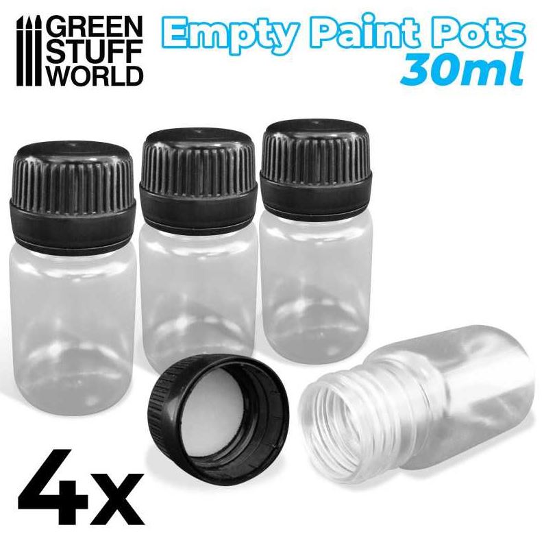 GREEN STUFF Botes Vacios para Pintura (30ml)