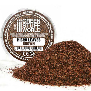 GREEN STUFF WORLD Micro Hojas - Mix marrón