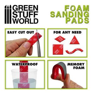 GREEN STUFF Lija Espuma EVA - Grano 600