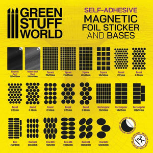 GREEN STUFF Haftmagnete – Quadratisch 20 x 20 mm