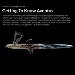 Tecnología del aerógrafo Aventus Crimson Crown de Gaahleri con set de 0,2 y 0,4mm referencia 45770