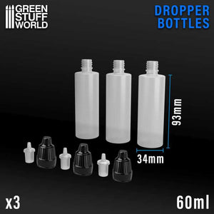 GREEN STUFF Botellas de 60ml Pack x3