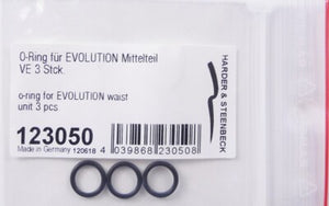 Set de 3 juntas O-ring negras para aerógrafos Evolution o Infinity referencia 123050