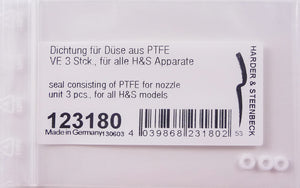 Set de 3 juntas de teflón para aerógrafos Harder & Stenbeckreferencia 123180