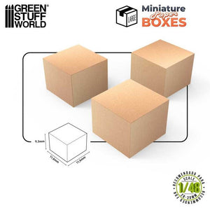 GREEN STUFF (1/48) Miniature Boxes - Large