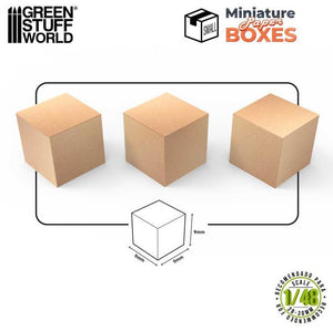 GREEN STUFF (1/48) Miniature Boxes - Small