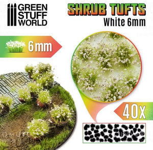 GREEN STUFF WORLD Matas Arbustos Autoadhesivas 6mm - Blanco