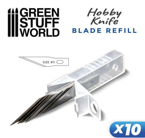 GREEN STUFF Set 10 Hojas Recambio Cutter Modelismo