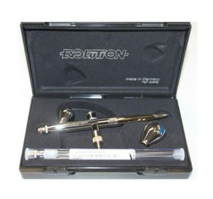 HARDER & STEENBECK Aerógrafo Evolution Silverline 2 en 1 by Vallejo