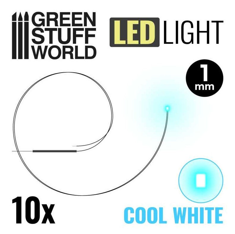 GREEN STUFF Luces LED BLANCO frío - 1mm