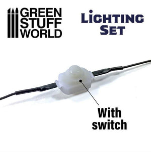 GREEN STUFF WORLD Set Iluminacion de LEDs con Interruptor