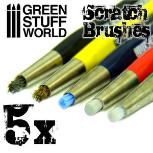 GREEN STUFF Set Cepillos Scratch