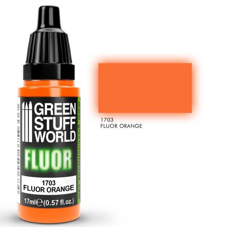 GREEN STUFF Pintura Fluor - Naranja