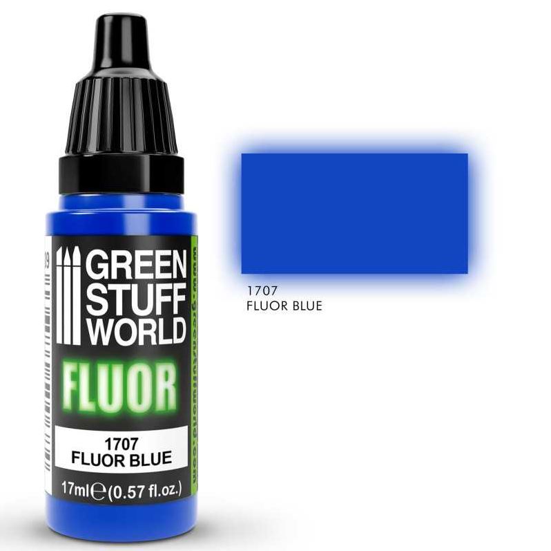 GREEN STUFF Pintura Fluor - Azul