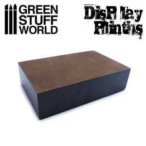 GREEN STUFF WORLD Base de Madera Rectangular 15x10 cm Negro