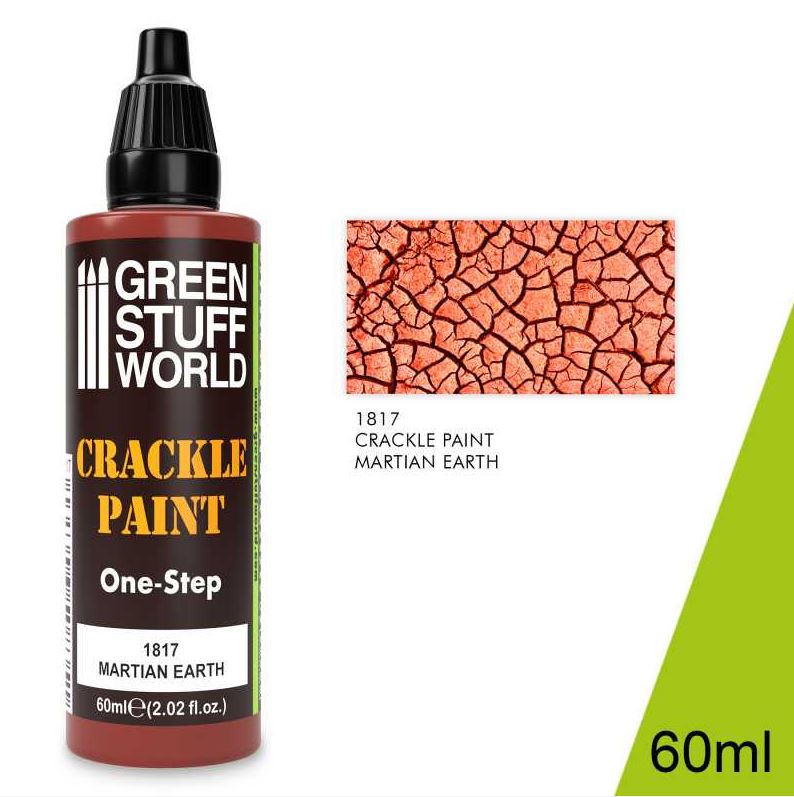 GREEN STUFF Pintura Craqueladora Transparente - Martian Earth (60ml)