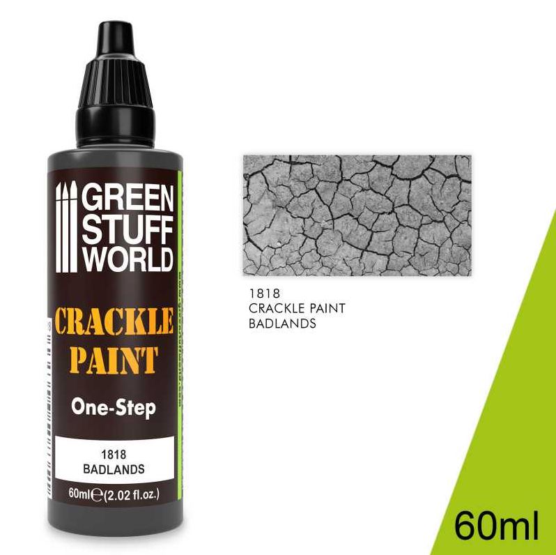 GREEN STUFF Pintura Craqueladora Transparente - Badlands (60ml)